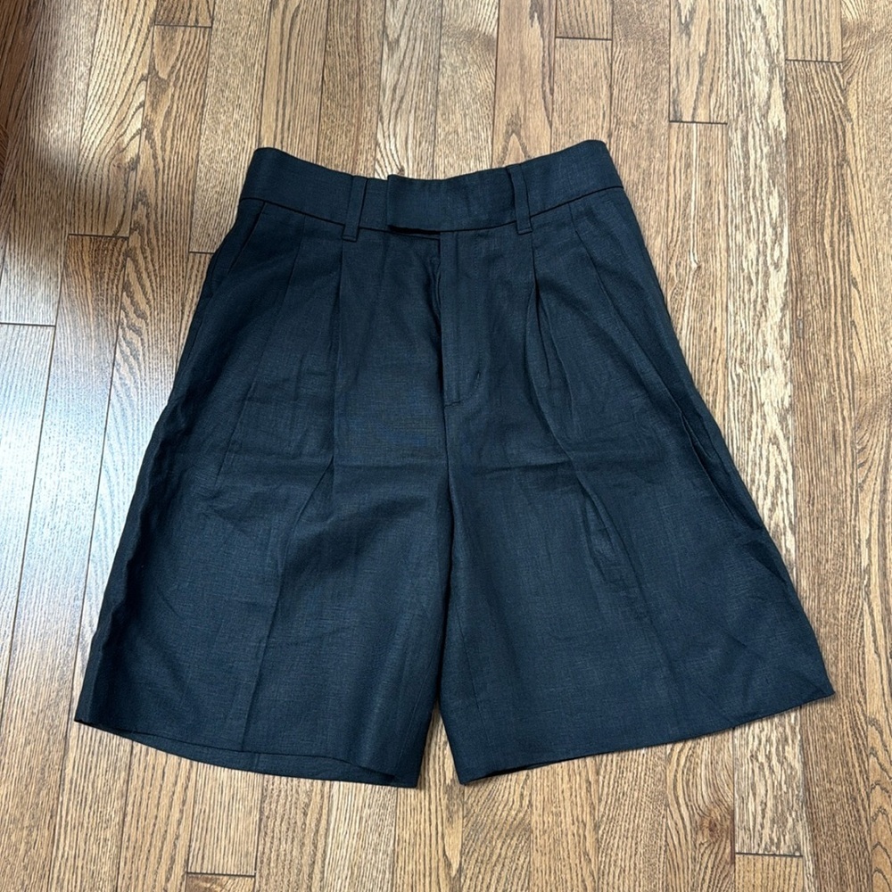 Banana Republic linen trouser shorts